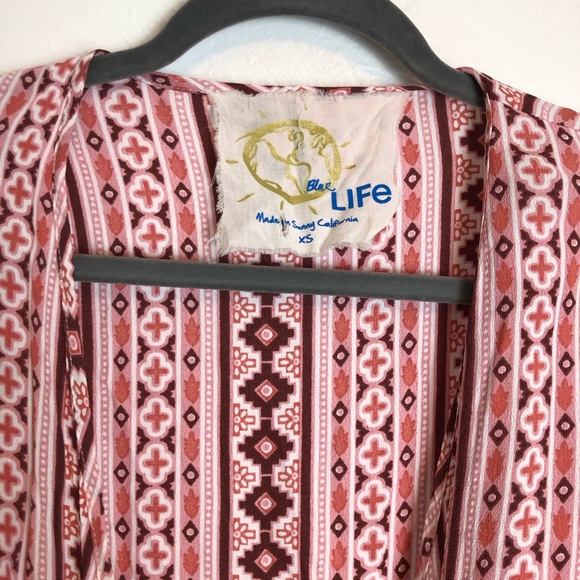 Blue Life Beach Coverup Romper - Picture 3 of 7